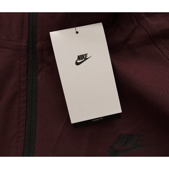 Size XL Mens Nike Tech Windrunner Woven Full-Zip Jacket Purple Maroon HM7151-652 - Picture 8 of 8